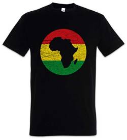 Urban Backwoods Rasta Africa Circle Herren T-Shirt Schwarz Größe 4XL von Urban Backwoods