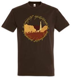 Urban Backwoods Ring Fellowship Herren T-Shirt Braun Größe M von Urban Backwoods