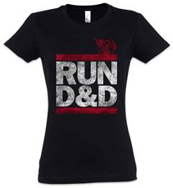 Urban Backwoods Run D&D Damen T-Shirt Schwarz Größe XS von Urban Backwoods