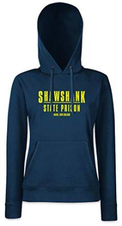 Urban Backwoods Shawshank State Prison Damen Kapuzenpullover Hoodie Blau Größe L von Urban Backwoods