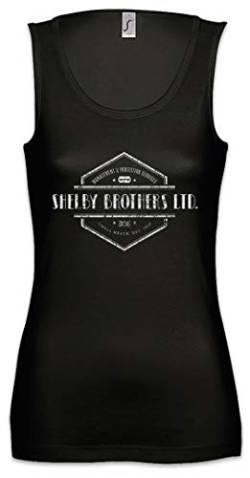 Urban Backwoods Shelby Brothers Ltd. Damen Frauen Tank Top Shirt Schwarz Größe L von Urban Backwoods