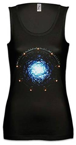 Urban Backwoods Star Portal Damen Frauen Tank Top Shirt Schwarz Größe S von Urban Backwoods