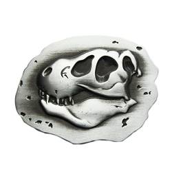 Urban Backwoods T-Rex Skull Gürtelschnalle für Wechselgürtel Buckle von Urban Backwoods