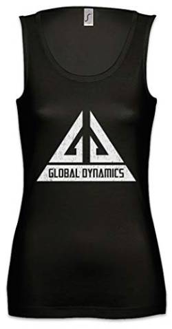 Urban Backwoods Vintage Global Dynamics Gd Logo Damen Frauen Tank Top Shirt Schwarz Größe S von Urban Backwoods