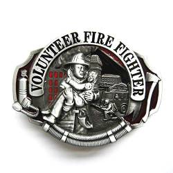 Urban Backwoods Volunteer Fire Fighter I Gürtelschnalle für Wechselgürtel Buckle von Urban Backwoods