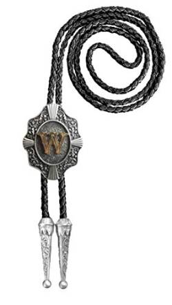 Urban Backwoods Western Letter W Bolotie Western Country Krawatte Bolo Tie von Urban Backwoods