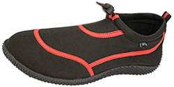 Wet Shoes Herren Erwachsene Größe Aqua Beach Surf Wasser Schwimmen Fuß Schutz, Rot - rot / schwarz - Größe: 44 EU von Urban Beach