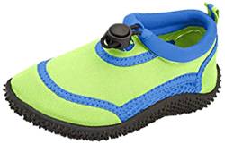 Wet Shoes Kinder Kleinkind Größe Aqua Beach Surf Wasser Schwimmen für Jungen und Mädchen, Grün - Grün-blau - Größe: 18 EU von Urban Beach