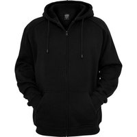 Urban Classics Plus Size Sweatjacke Große Größen Herren Urban Classics Kapuzen-Sweatjacke schwarz von Urban Classics Plus Size