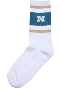 ESPRIT Unisex College Team Socks, unionbeige/Bottlegreen/White, 43-46 von Urban Classics