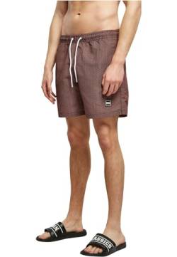 Pattern Swim Shorts navygeometric 3XL von Urban Classics