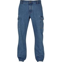 URBAN CLASSICS Bequeme Jeans Urban Classics Herren Straight Leg Cargo Jeans von Urban Classics