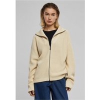 URBAN CLASSICS Cardigan Ladies Knitted Zip Cardigan Damen Strickjacke von Urban Classics