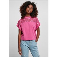 URBAN CLASSICS Kurzarmshirt Damen Ladies Oversized Lace Tee (1-tlg) von Urban Classics