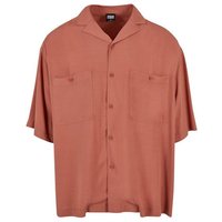 URBAN CLASSICS Langarmhemd Urban Classics Herren Oversized Resort Shirt (1-tlg) von Urban Classics