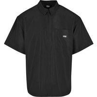 URBAN CLASSICS Langarmhemd Urban Classics Herren Recycled Nylon Shirt (1-tlg) von Urban Classics