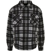 URBAN CLASSICS Outdoorjacke Herren Plaid Teddy Lined Shirt Jacket (1-St) von Urban Classics