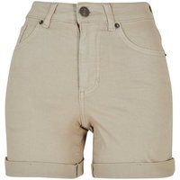 URBAN CLASSICS Shorts Urban Classics Damen Ladies Colored Strech Denim Shorts (1-tlg) von Urban Classics