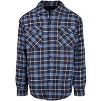 URBAN CLASSICS Sommerjacke Herren Plaid Quilted Shirt Jacket (1-St) von Urban Classics