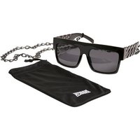 URBAN CLASSICS Sonnenbrille Urban Classics Unisex Sunglasses Zakynthos with Chain von Urban Classics