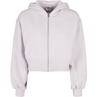 URBAN CLASSICS Sweatjacke Urban Classics Damen Ladies Short Oversized Zip Jacket (1-tlg) von Urban Classics