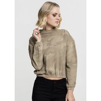 URBAN CLASSICS Sweatshirt Urban Classics Damen Ladies Camo Turtleneck Crew (1-tlg) von Urban Classics