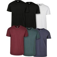 URBAN CLASSICS T-Shirt Urban Classics Herren Basic Tee 6-Pack (1-tlg) von Urban Classics