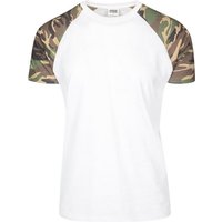 URBAN CLASSICS T-Shirt Urban Classics Herren Raglan Contrast Tee (1-tlg) von Urban Classics