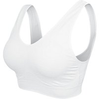 Urban Classics BH - Ladies Pads Sport Bra - XS bis 5XL - für Damen - Größe 3XL - weiß von Urban Classics