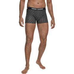 Urban Classics - Boxer Shorts 3er Pack charcoal / schwarz von Urban Classics