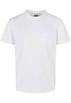Urban Classics Boy's UCK4123A-Boys Organic Cotton Basic Pocket Tee 2-Pack T-Shirt, Black/White, 110/116 von Urban Classics