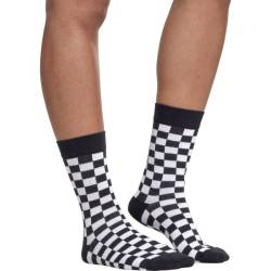 Urban Classics - CHECKER Unisex Socken 2er Pack schwarz von Urban Classics