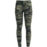 Urban Classics - Camouflage/Flecktarn Leggings - Ladies Camo Leggings - XS bis XL - für Damen - Größe M - woodland von Urban Classics