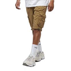 Urban Classics Damen, Double Pocket Cargo Shorts Cargos, Darksand, L von Urban Classics