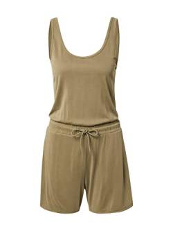 Urban Classics Damen, Ladies Short Sleevless Modal Jumpsuit T-Shirt, Khaki, XL von Urban Classics