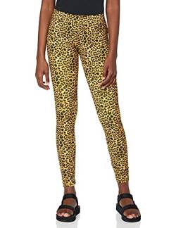 Urban Classics Damen Animal Print Leggings, Farbe Leo, Größe: S von Urban Classics