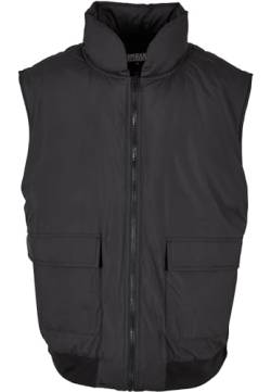 Urban Classics Damen Clean Puffer Vest Weste, Black, 4XL von Urban Classics