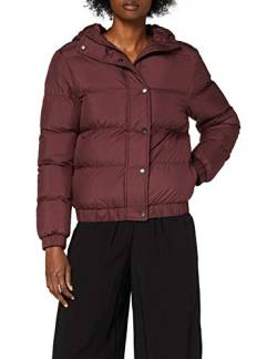 Urban Classics Damen Dames Hooded Buffer Jacket Jacke, Cherry, S EU von Urban Classics