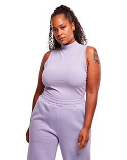 Urban Classics Damen Dames mouwloze turtleneck Shapewear Ganzk rper Body, Lavender, M EU von Urban Classics