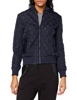 Urban Classics Damen Diamond Quilt Nylon Jacket Jacke, Navy, M von Urban Classics