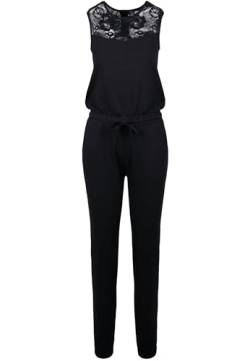 Urban Classics Damen Einteiler Ladies Lace Block Jumpsuit, Schwarz (Black 00007), Herstellergröße: XX-Large von Urban Classics