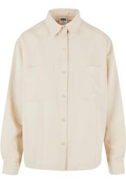 Urban Classics Damen Hemd Ladies Oversized Twill Shirt Sand 5XL von Urban Classics