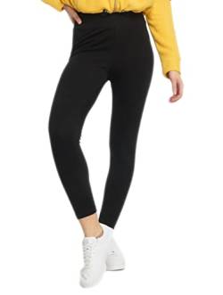 Urban Classics Damen Hohe Taille Jersey Leggings,Schwarz (Black 00007),XS von Urban Classics