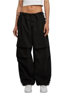 Urban Classics Damen Hose Ladies Cotton Parachute Pants Black S von Urban Classics