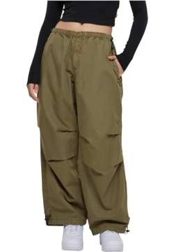 Urban Classics Damen TB6101-Ladies Cotton Parachute Pants Hose, tiniolive, L von Urban Classics