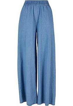 Urban Classics Damen Hose Ladies Light Denim Wide Leg Pants SkyBlue Washed XS von Urban Classics