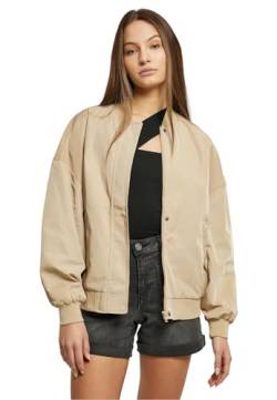 Urban Classics Damen TB5488-Ladies Recycled Oversized Light Bomber Jacket Jacke, unionbeige, L von Urban Classics