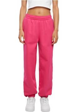 Urban Classics Damen TB4564-Ladies Organic High Waist Ballon Sweat Pants Hose, hibiskuspink, M von Urban Classics