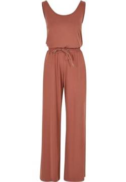 Urban Classics Damen TB5000-Ladies Long Sleevless Modal Jumpsuit T-Shirt, Terracotta, 3XL von Urban Classics