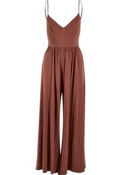 Urban Classics Damen Jumpsuit Ladies Modal Spaghetti Jumpsuit terracotta 3XL von Urban Classics